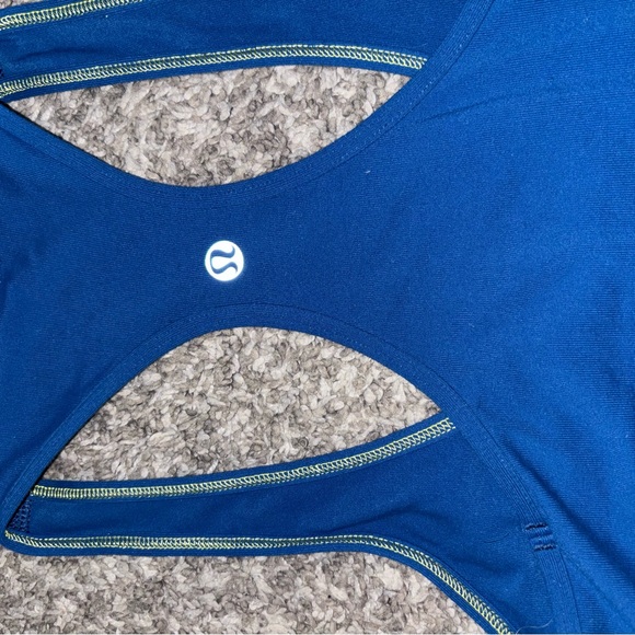 Blue Racerback Tank Top - Picture 5 of 5